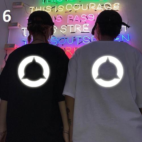 Áo thun Unisex phản quang Naruto   Có size tay lỡ