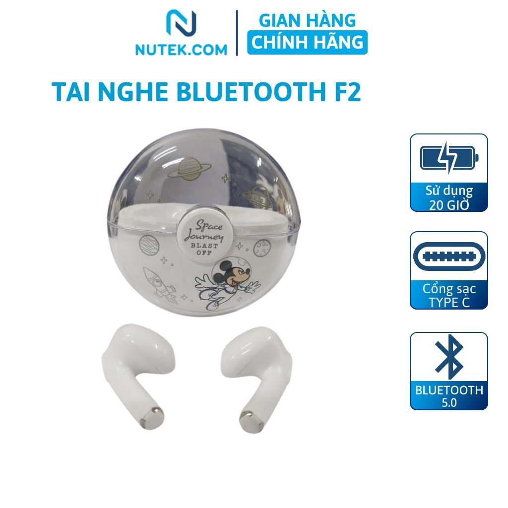 Tai nghe không dây Diney F2 bluetooth hình phi hành gia, loại bỏ tiếng ồn, âm thanh chất lượng cao