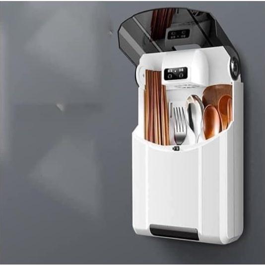 Máy sấy và khử khuẩn đũa thìa bằng tia UV - Hộp sấy và khử khuẩn đũa thìa - dụng cụ nhà bếp