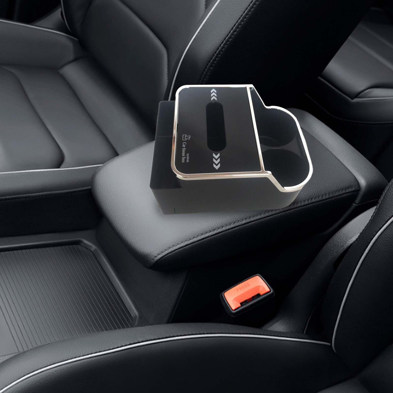 Car Armrest Storage Box Car Interior Accessories Console Armrest Organizer
