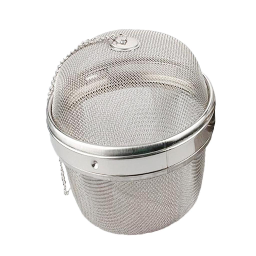 2x Stainless Steel Infuser Strainer Mesh Tea Filter Spoon Spice Ball 13cm