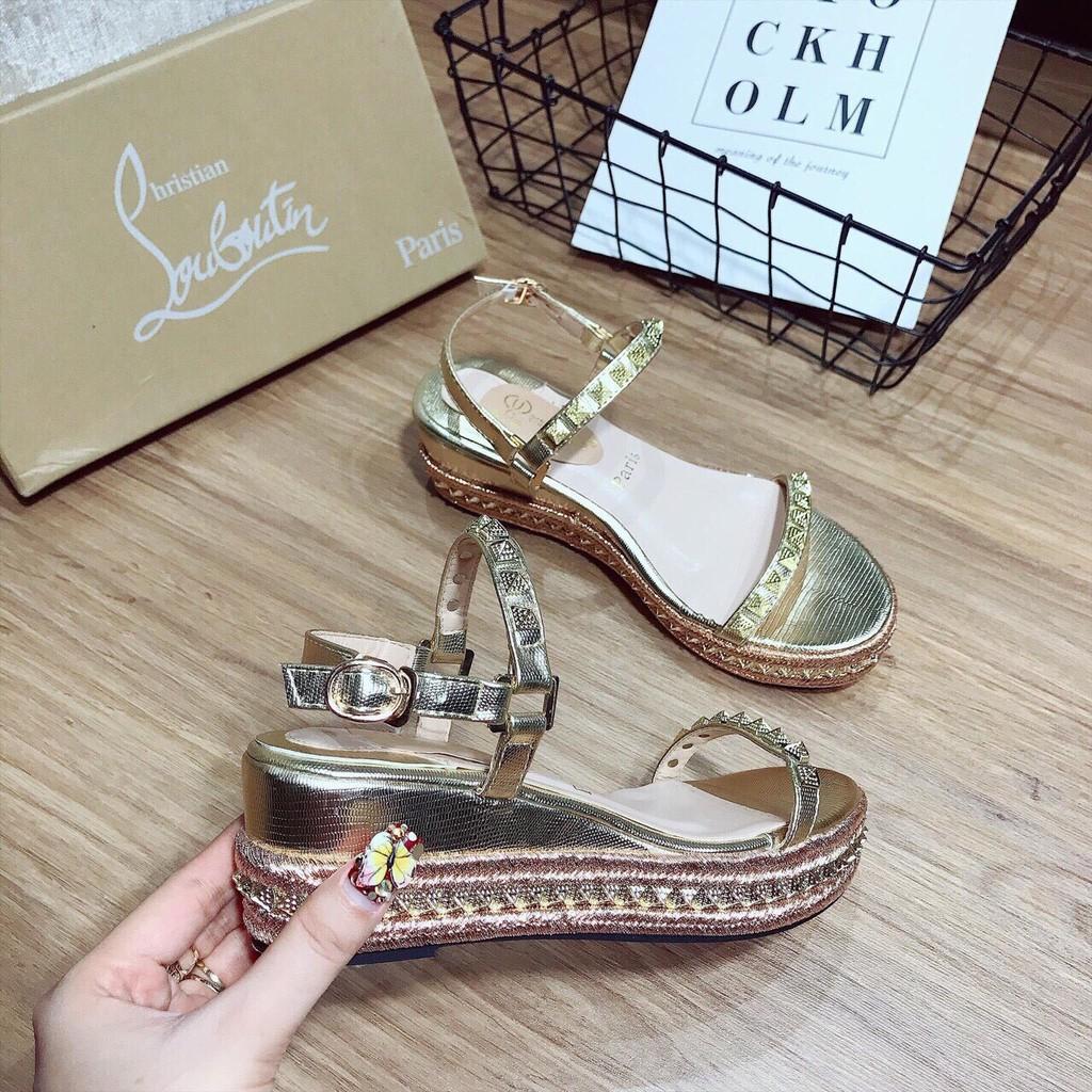 Giày sandal xuồng cực xinh hàng loại êm cao cấp