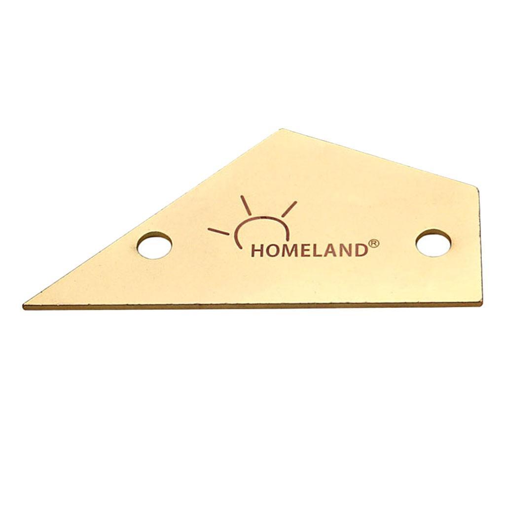 Fret Rocker Metal Fret Guitar Luthier Tool Accessory Golden