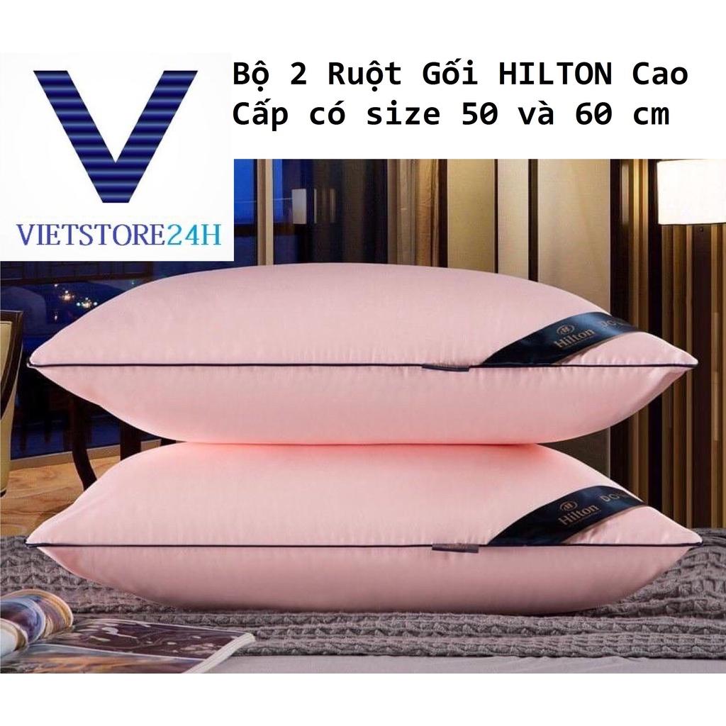 Bộ 2 Ruột Gối HILTON Cao Cấp - Giao Màu Ngẫu Nhiên