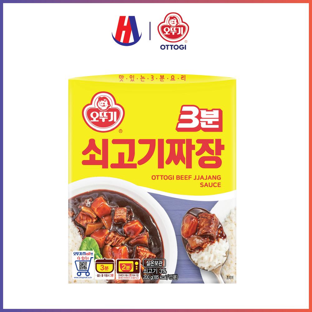 Sốt tương đen thịt bò ăn liền Ottogi 200g