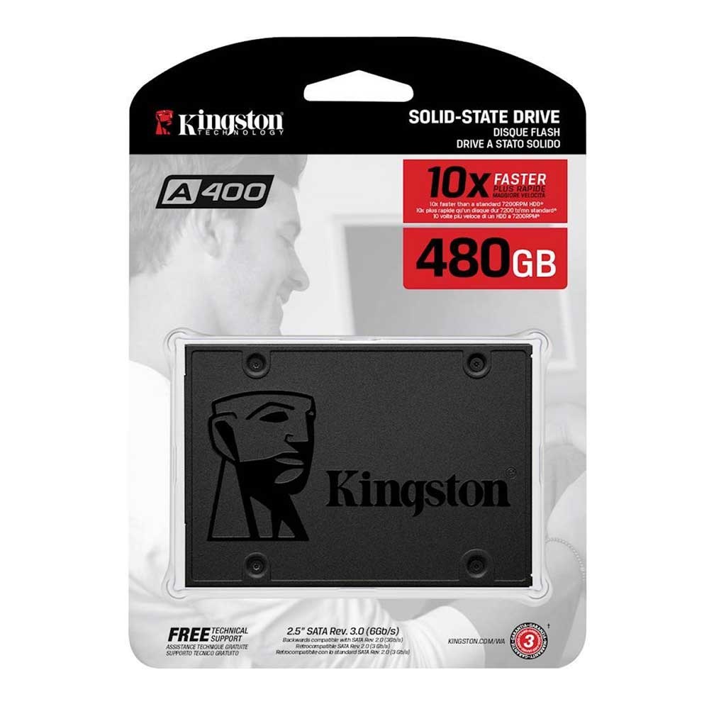 Ổ cứng SSD Kingston A400 120Gb/240Gb/480Gb sata 3 2.5''- Hàng chính hãng