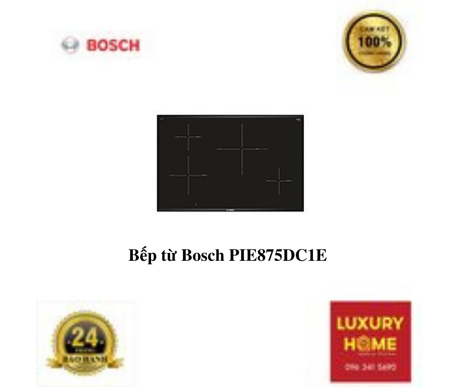 Bếp từ Bosch PIE875DC1E - Hàng chính hãng