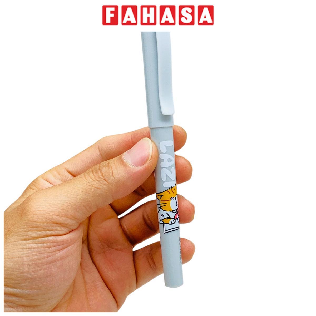 Bút Máy Ngòi Trơn Buddies - Thiên Long FTC-017 - Màu Xám