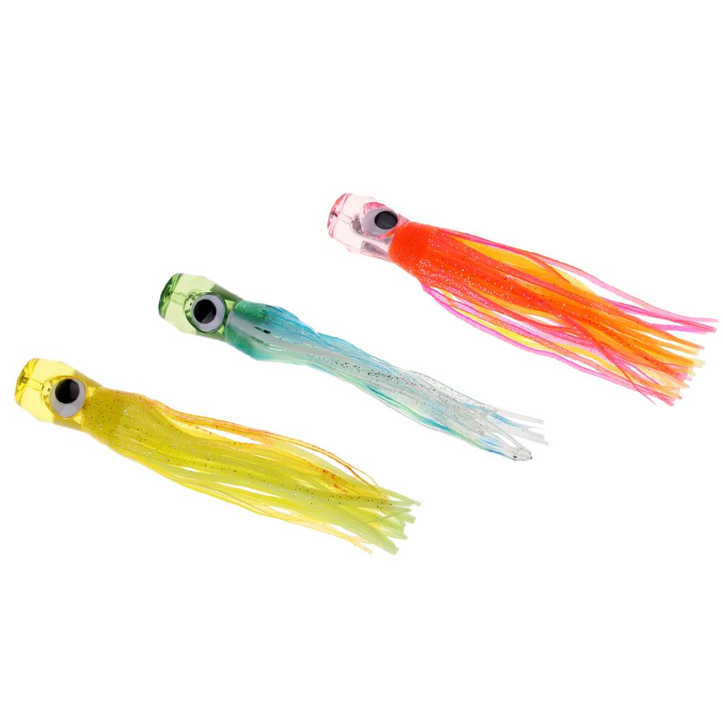 Octopus Squid Skirt Lure Marlin Tuna Trolling Lure Saltwater Fishing Lure