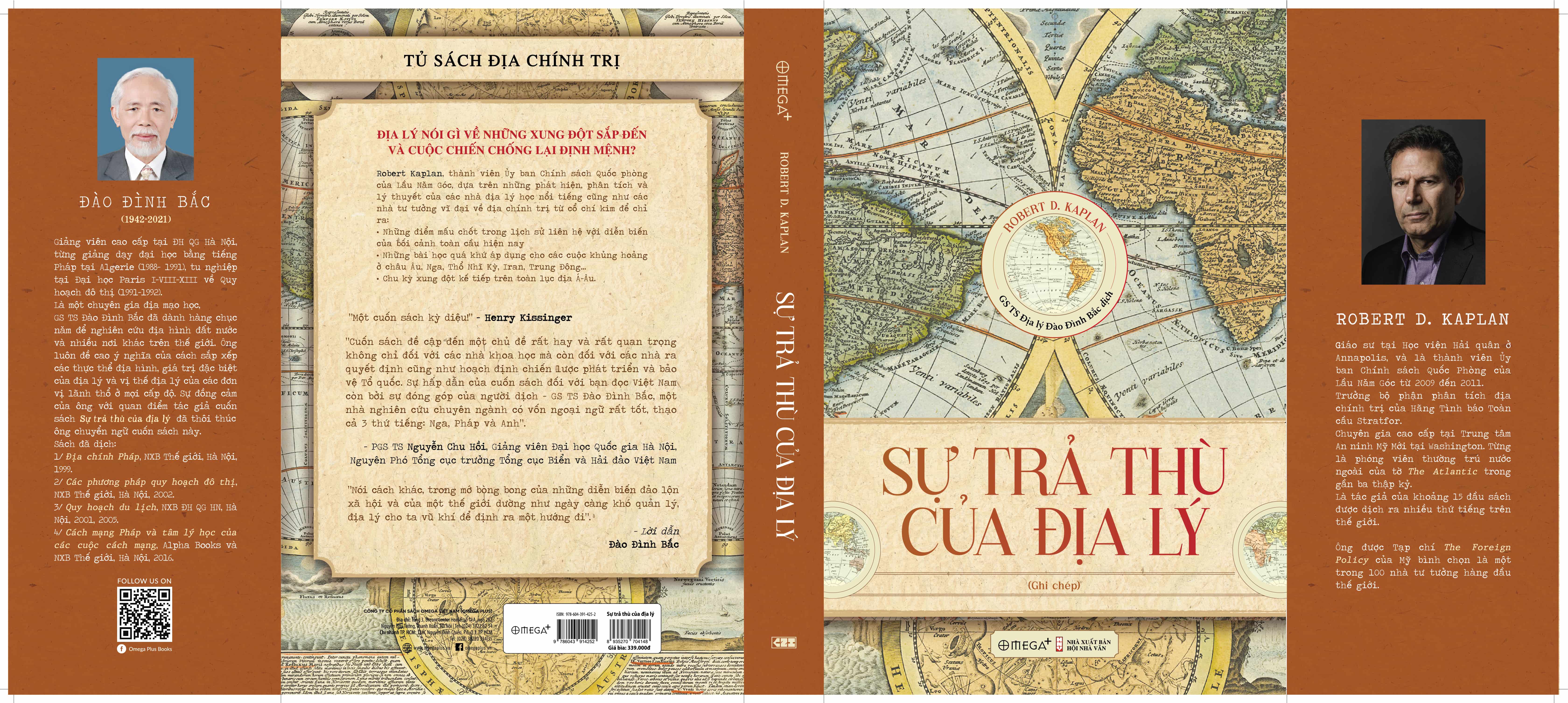 (Bìa cứng) SỰ TRẢ THÙ CỦA ĐỊA LÝ - Robert Kaplan – Đào Đình Bắc dịch -Alphabooks - NXB Hội Nhà Văn