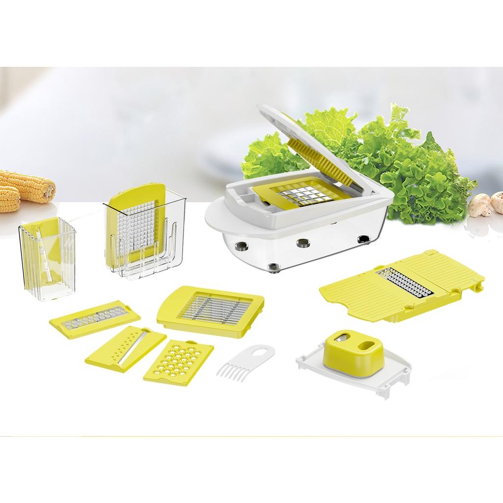 Bộ Dụng Cụ Cắt Gọt Rau Củ Quả Đa Năng Eroc VEGETALBE DICER V-KT-VD01 - Hàng Chính Hãng Eroc