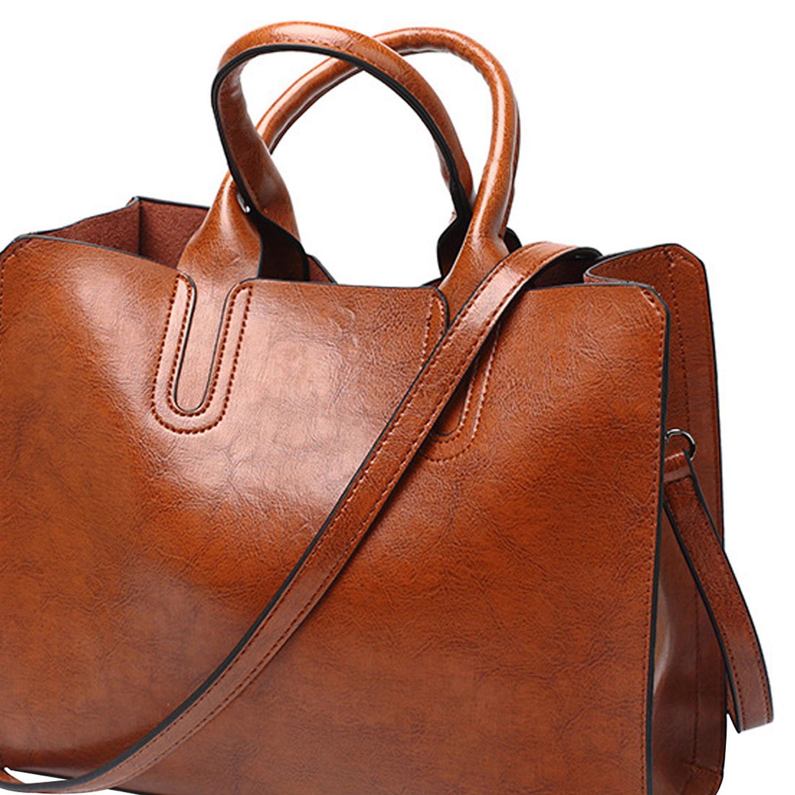 Fashion Womens Leather Handbag Top Handle Tote Satchel Shopping Bags for Holiday Casual