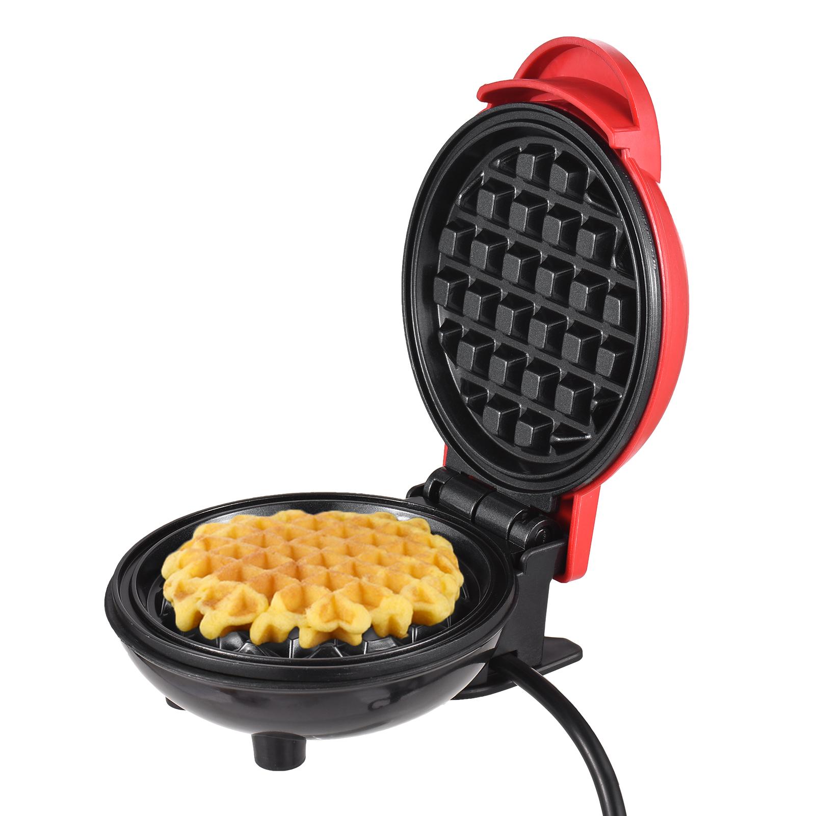 Mini Grill Machine Waffle Maker Electirc Round Griddle Sandwich Eggs Multifunctional Heating Panini Bread