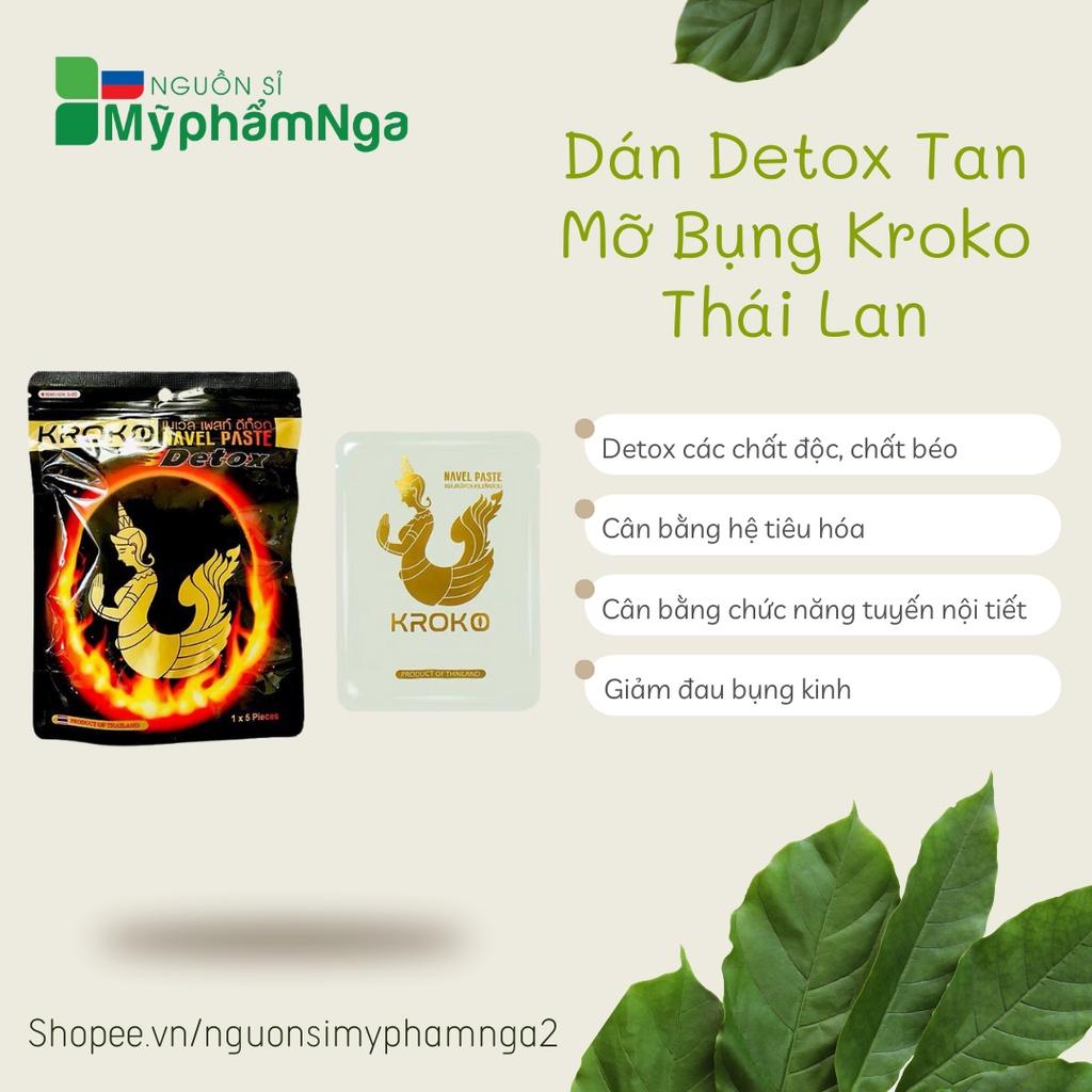 Miếng Dán Detox Tan Mỡ Bụng Kroko Thái Lan