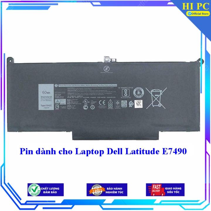 Pin dành cho Laptop Dell Latitude E7490 - Hàng Nhập Khẩu