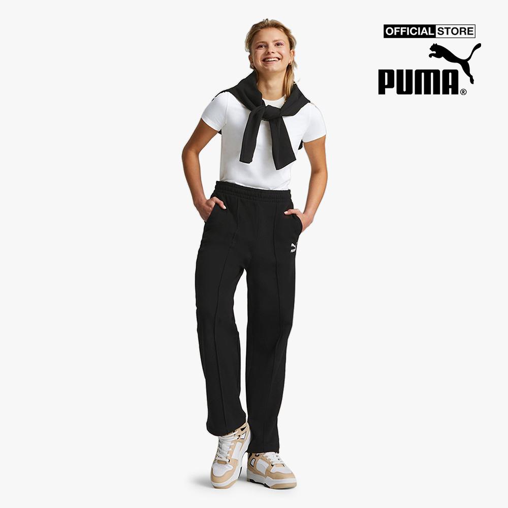 PUMA - Quần dài thể thao nữ phom suông Classics Straight 535686