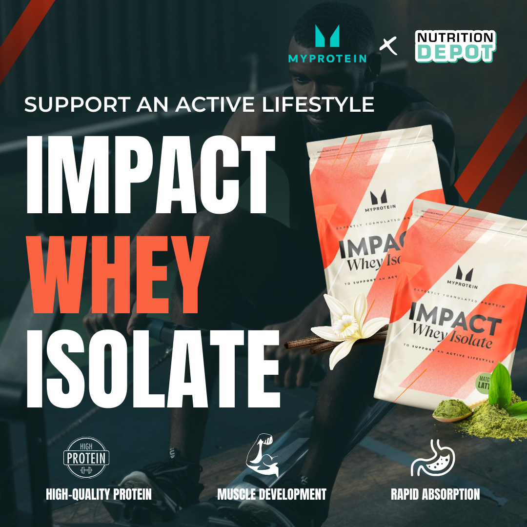 Sữa tăng cơ Impact Whey Isolate Myprotein 1kg (40 lần dùng) -  Nutrition Depot