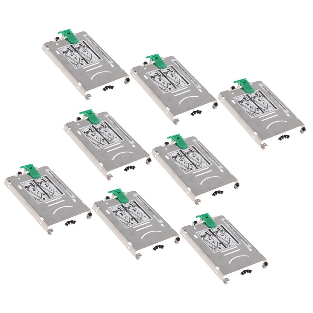 8x HDD Hard Drive Disk Caddy Bracket Tray & Screws for  15 17