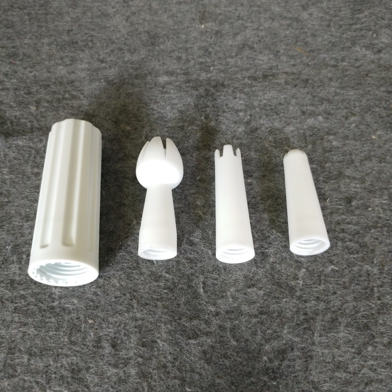 Bộ 3 vòi phun kem và ống gas bằng nhựa - Phụ kiện bình xịt kem
