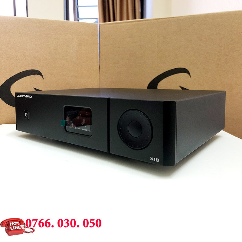 DAC MỚI GUSTARD-X18 CHÍP ES9038PRO MQA/DSD512-Hàng Chính Hãng