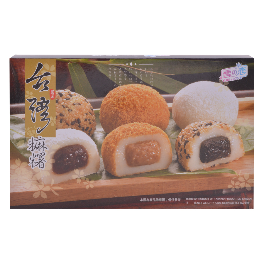 Bánh Mochi Đài Loan Tổng Hợp Yuki &amp; Love Taiwan Mochi Mixed (450g)