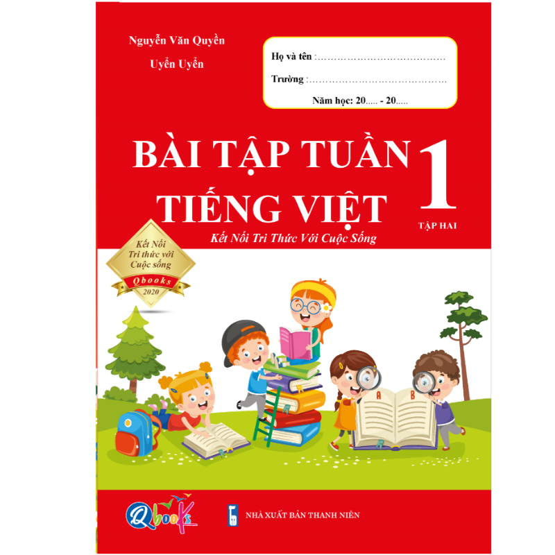 Combo Bài tập hàng ngày, Bài Tập Tuần, Đề Kiểm Tra Toán và Tiếng Việt Lớp 1 - Kỳ 2 - Kết nối tri thức (6 quyển)