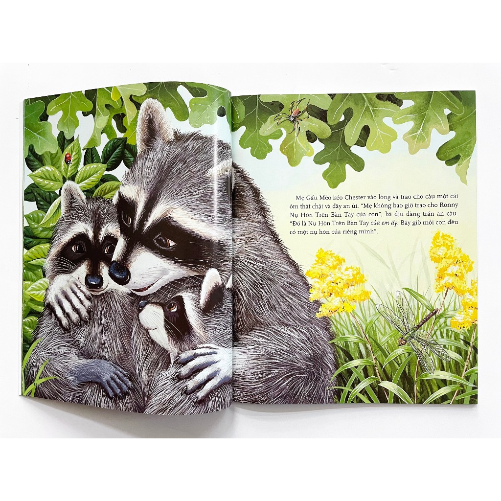 Bộ sách song ngữ - Nụ Hôn Trên Bàn Tay (6 cuốn lẻ tùy chọn) - Ehomebooks Quảng Văn