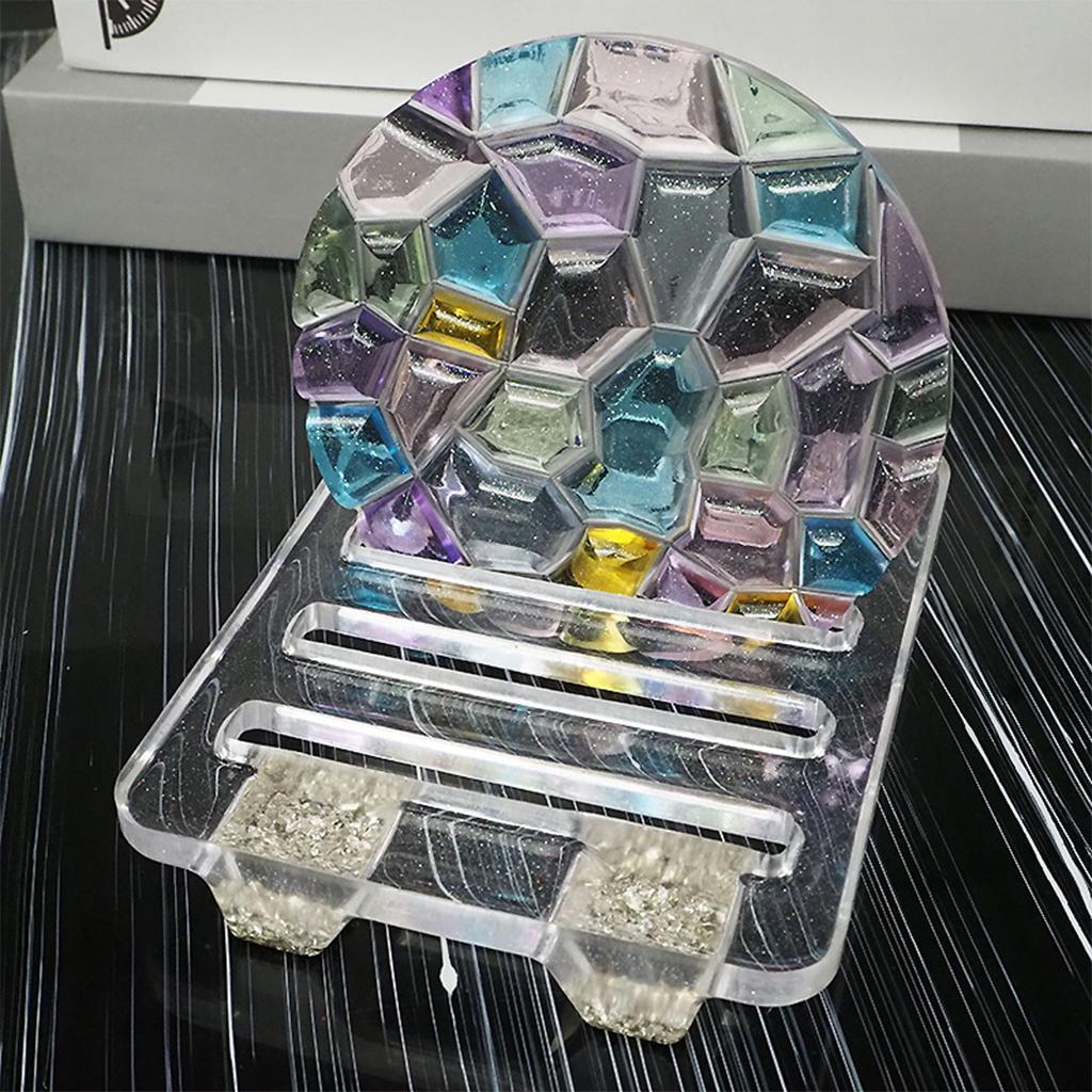 Clear Coaster Tray Bowl Pads Mould for DIY Storage Decorative