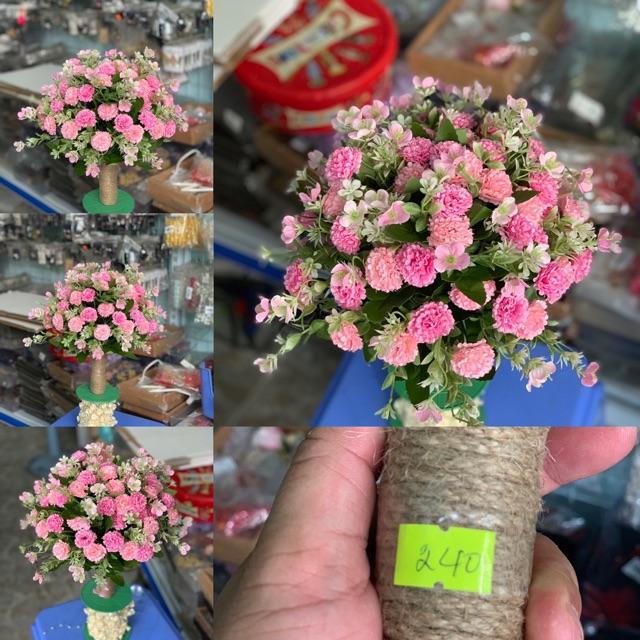 Hoa cầm tay có dâu Hồng mẫu hoa mới phụ kiện cưới Giang