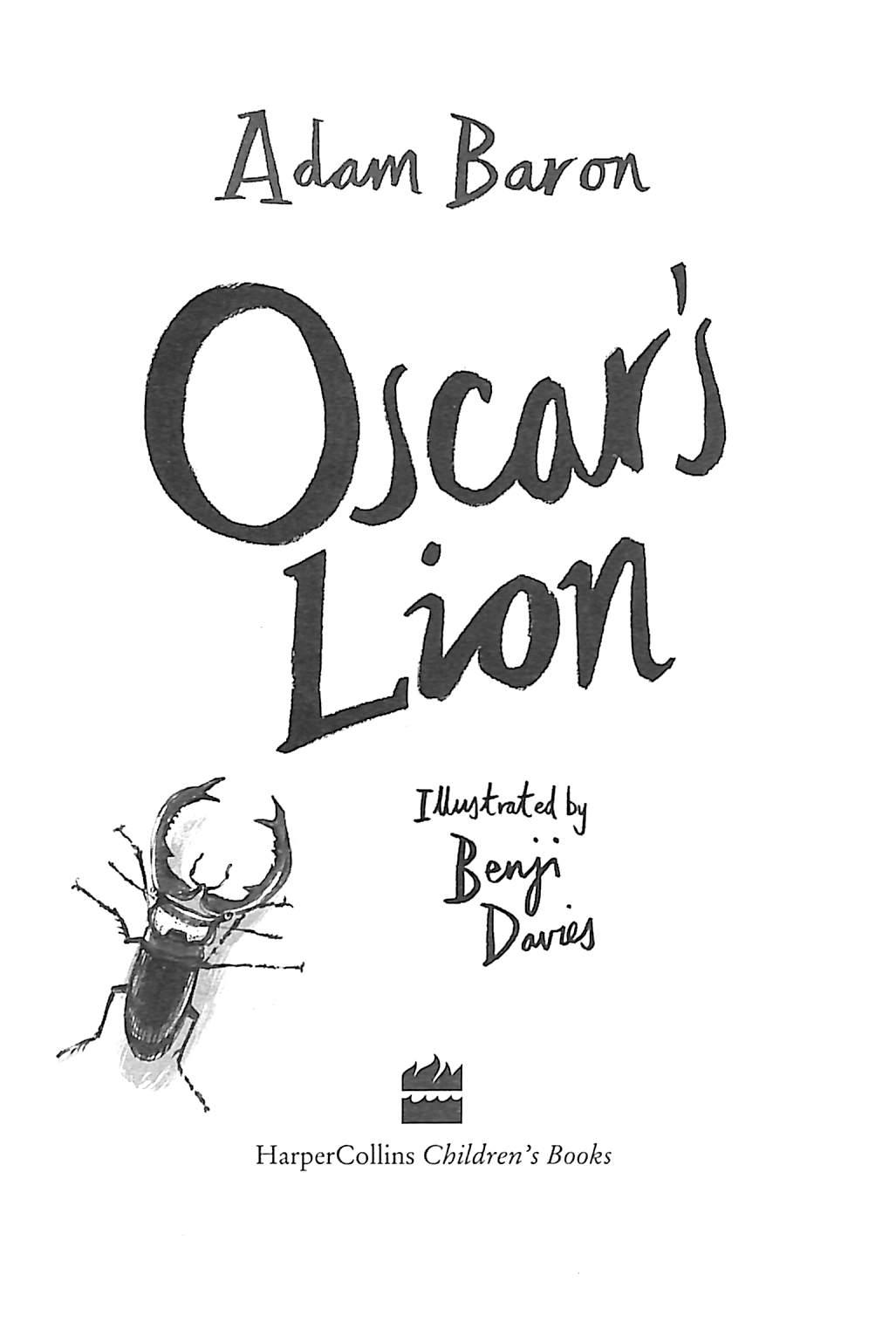 Sách ngoại văn: Oscar's Lion