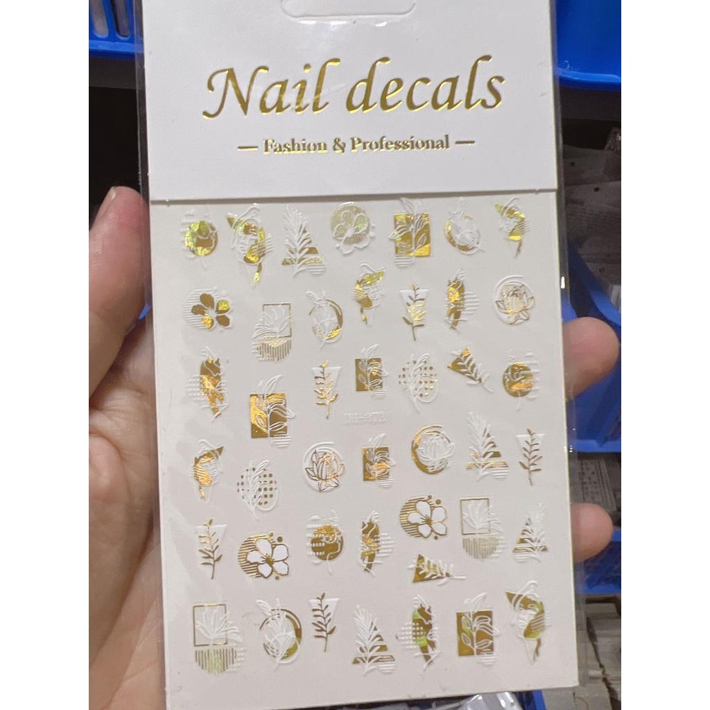 sticker trang trí nail mã dh373