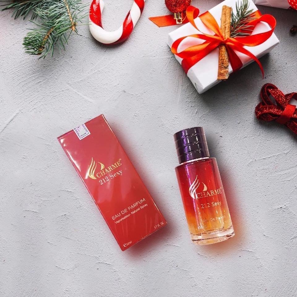 Nước Hoa Nam Charme 212 Sexy 50ml Lịch Lãm, Cuốn Hút_Thơm Lâu Chính Hãng