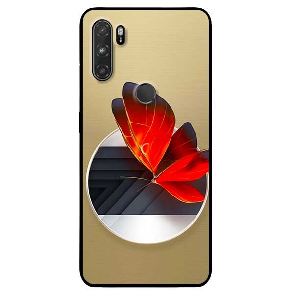 Ốp lưng dành cho Vsmart Active 3 mẫu Vòng Tròn Bướm Đỏ
