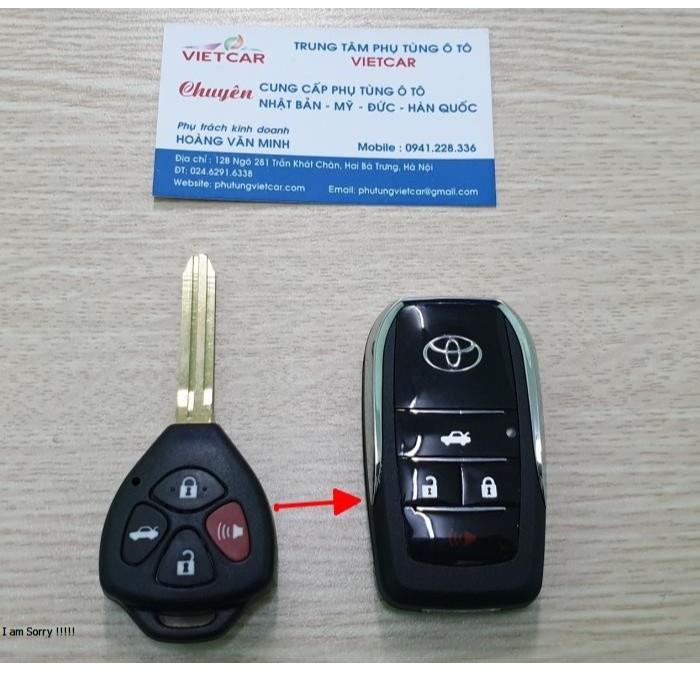 Vỏ chìa khóa GẬP dành cho Toyota Camry