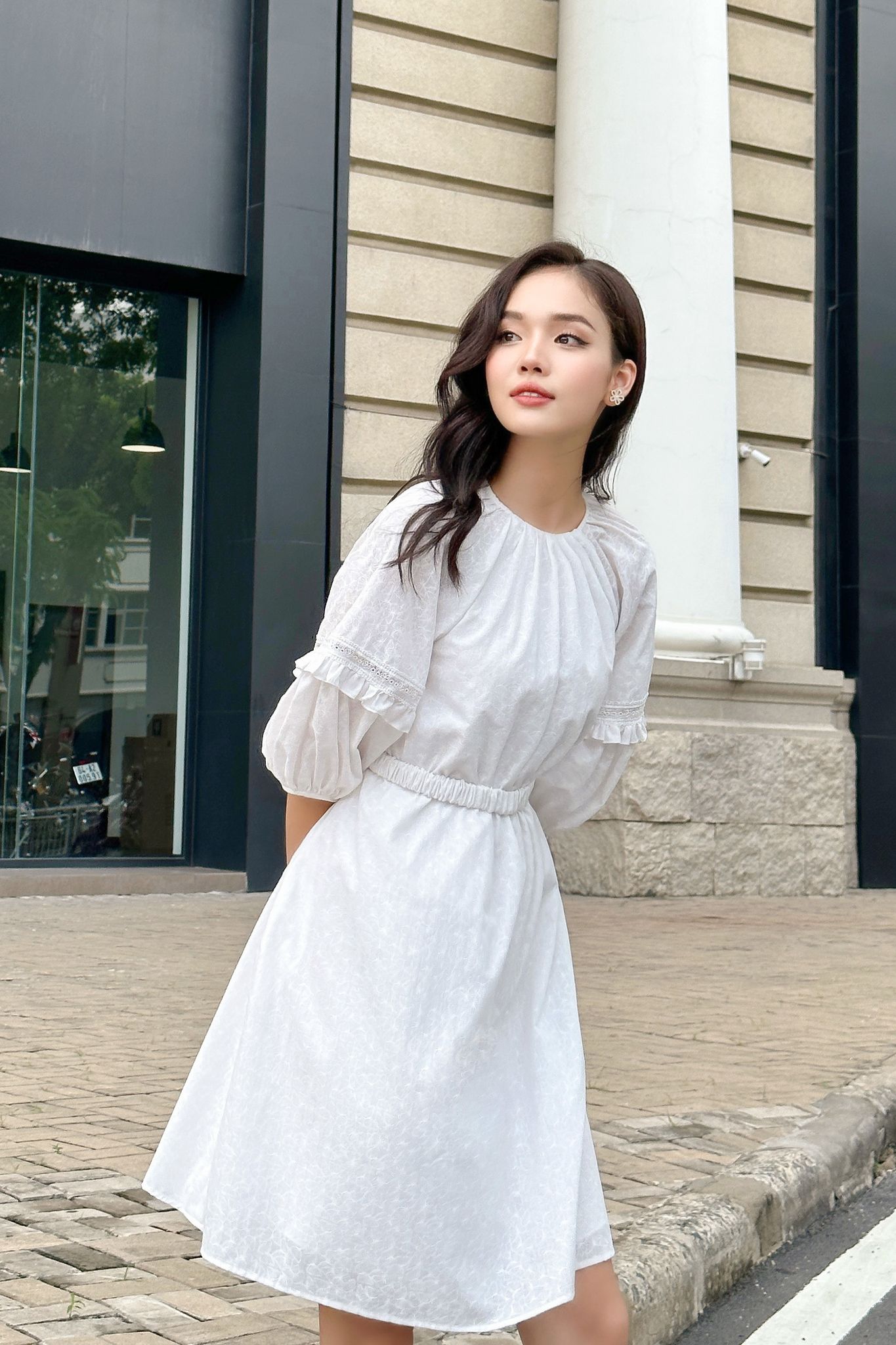 OLV - Đầm Josie Braided Dress