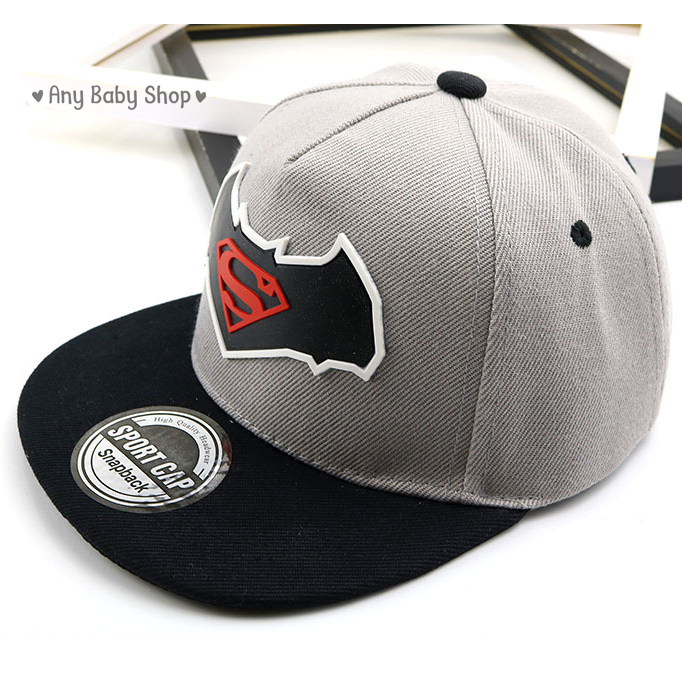 Mũ nón Hiphop Snapback cho bé trai và bé gái hình cánh dơi 4 màu siêu cool ngầu