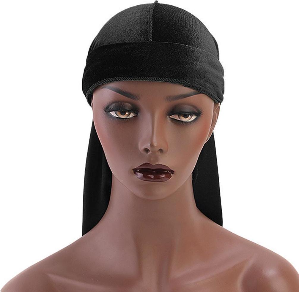 Đàn ông Lady Velvet Bandana Durag Mũ Nón Silk Cap Mũ Mũ