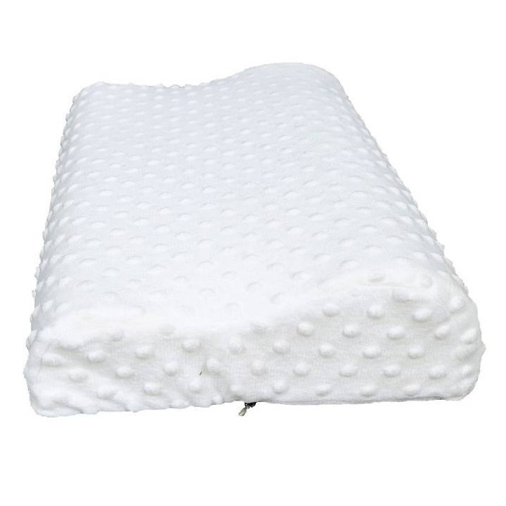 Gối Cao Su Non Hình Gợn Sóng Cho Bạn Giấc Ngủ Sâu - Thoải Mái - Hỗ Trợ Giảm Đau Mỏi Cổ Dành Cho Người Lớn