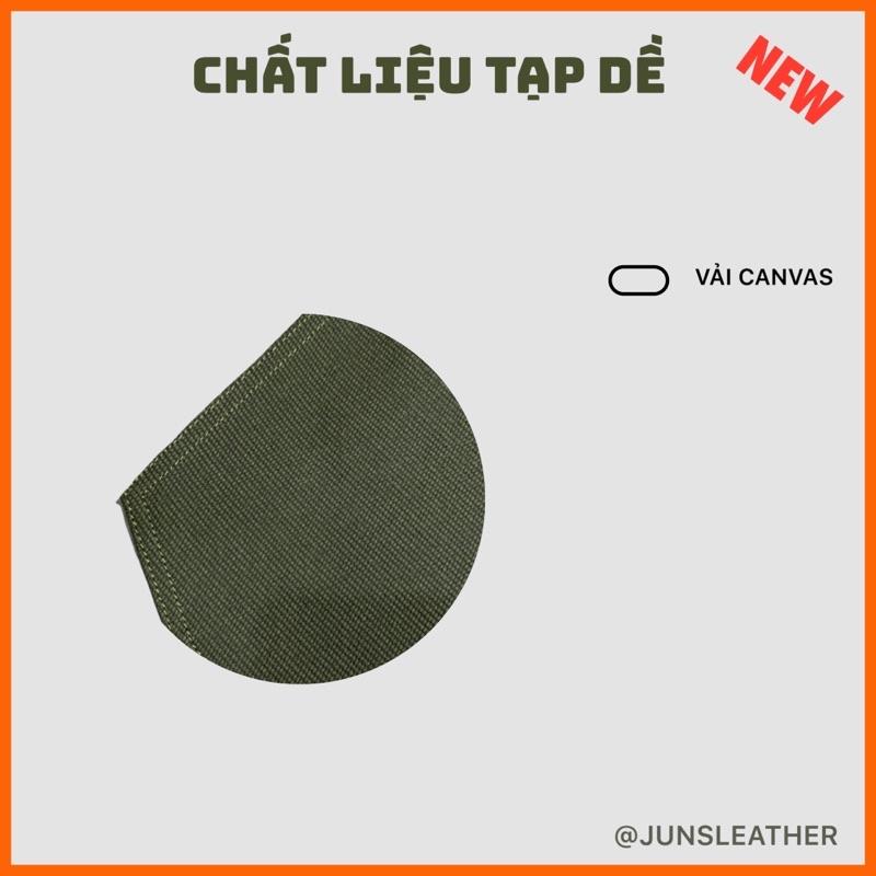 Tạp dề barber Unisex của Junsleather Tạp dề canvas phối da cao cấp dành cho Barber/Barista/Bartender quán cà phê