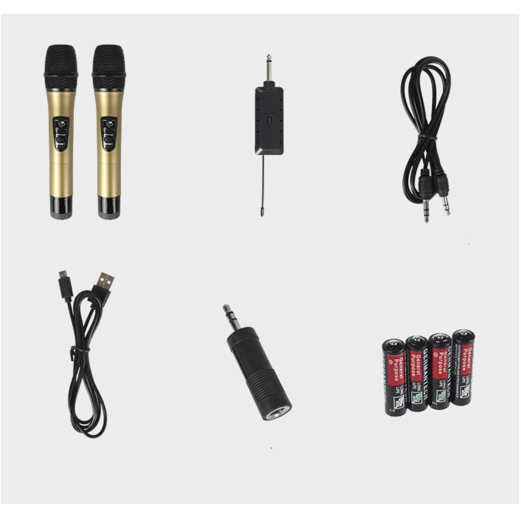Bộ 2 micro không dây KTV J.I.Y️ LCD 1284