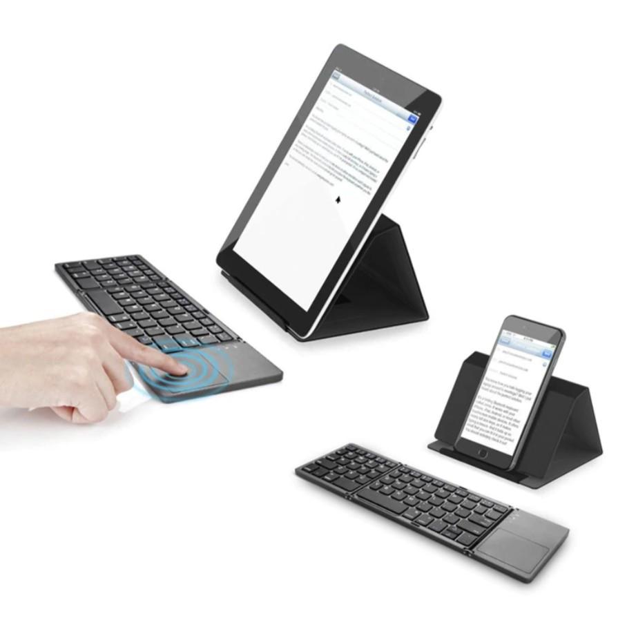 Bàn Phím Bluetooth + bàn di chuột xịn sò cho Laptop tablet điện thoại