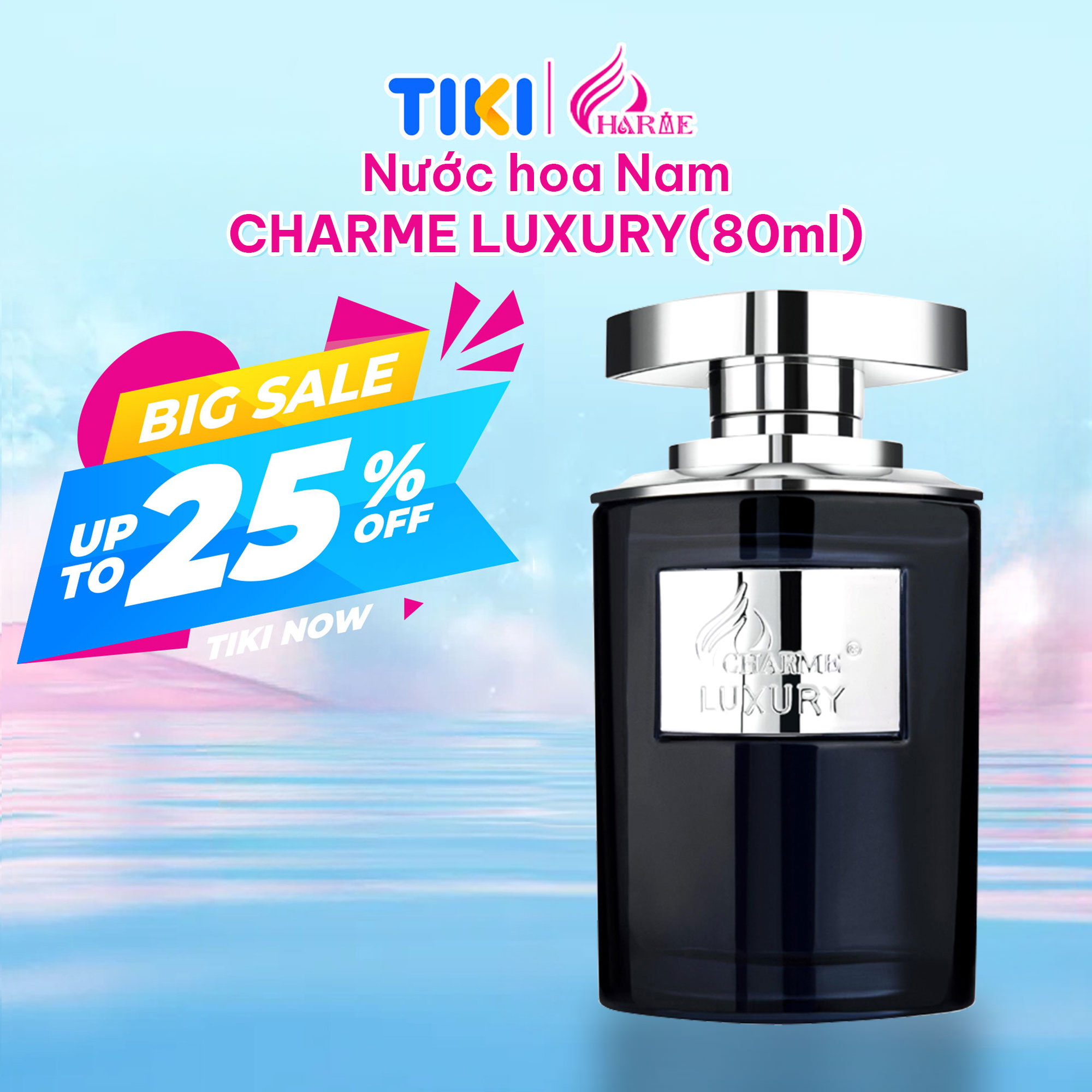 Nước hoa nam cao cấp, Charme Luxury, lưu hương lâu, hương mát lạnh pha chút nồng ấm, 80ml