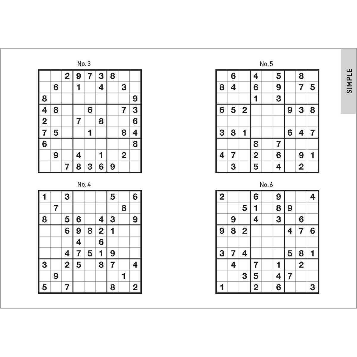Sách 500 Puzzles Book - Sudoku - Blue & Red Geometric