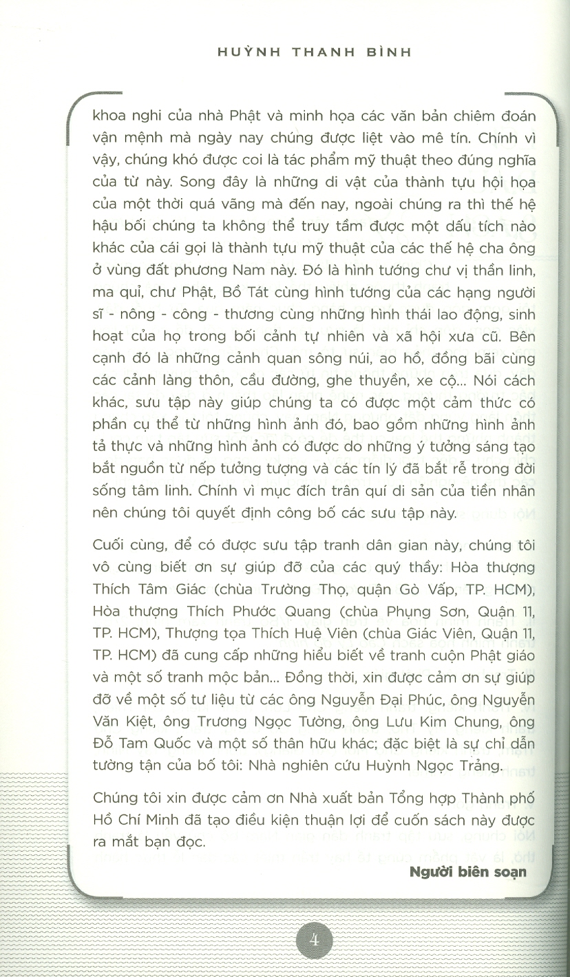 Tranh Dân Gian Nam Bộ - Huỳnh Thanh Bình