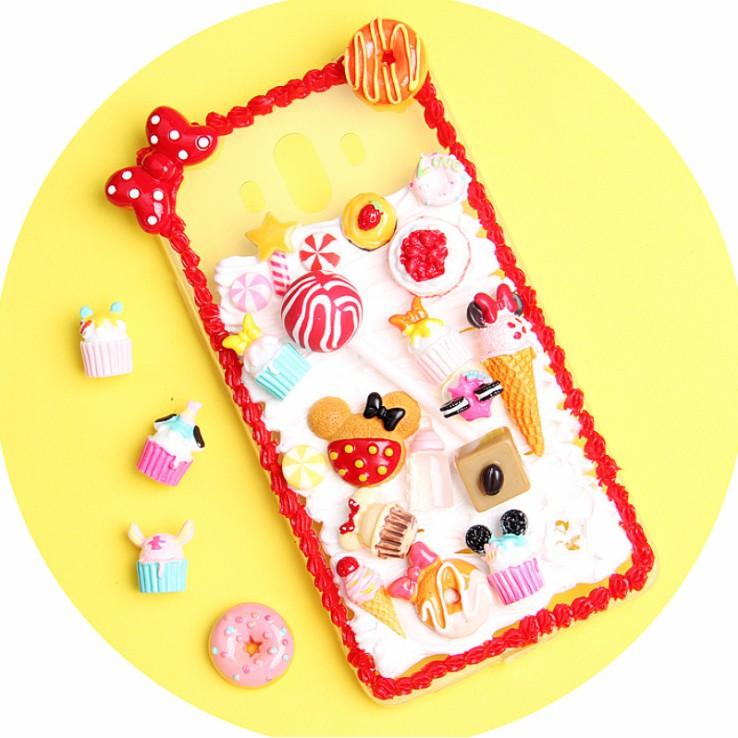 Chuyên Charm * Charm mẫu nơ chấm bi các màu trang trí vỏ ốp điện thoại, dán Jibbitz, DIY