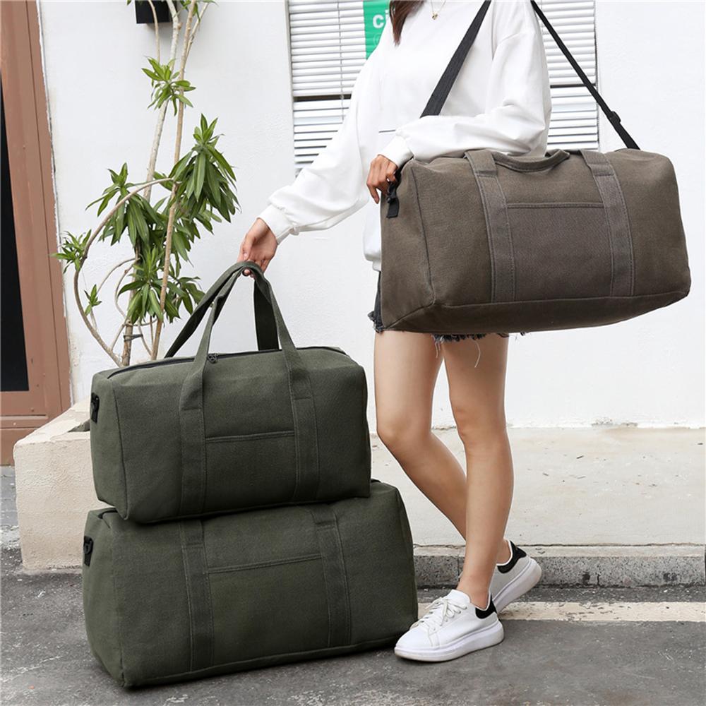 Travel Duffel Bag Large Capacity Canvas Travel Bag Outdoor Sports Gym Bag for Men and Women