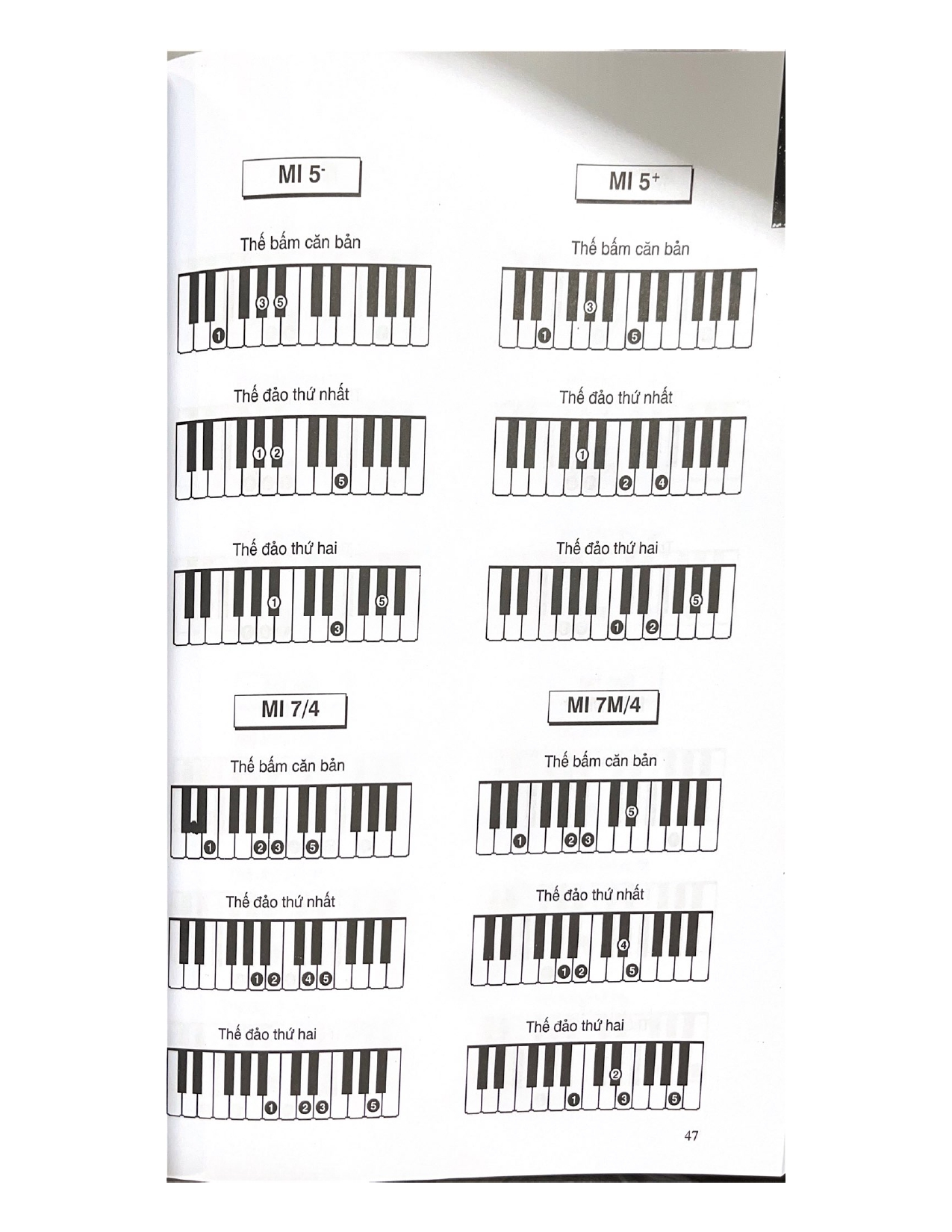 1000 Hợp Âm Cho Đàn Organ Và Piano