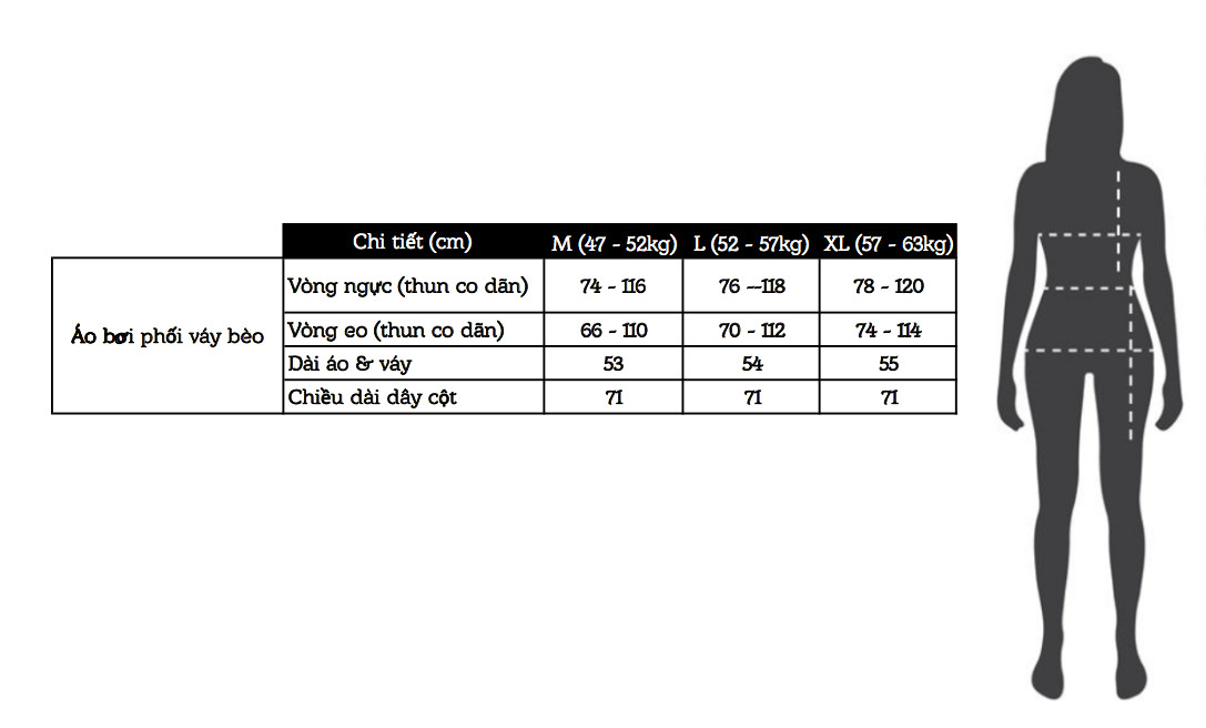 Áo bơi phối bèo LMcation Mira - Vườn đêm