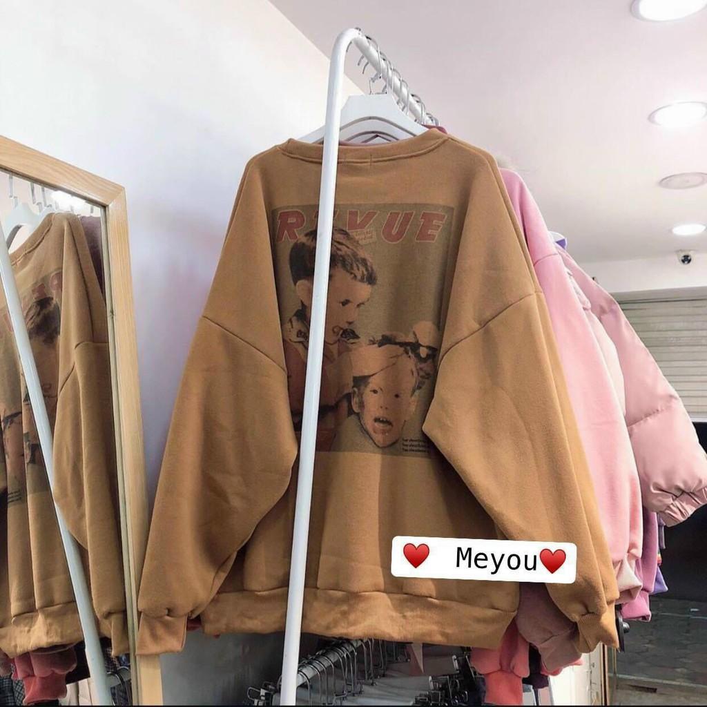 Áo sweater - Áo nỉ bông tay dài UNISEX