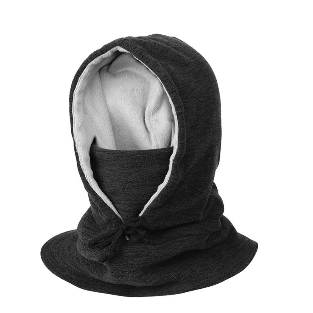 Đàn ông Balaclava Ski Cycling Mũ xe lông cừu Hood Windproof mặt mặt nạ Color: B